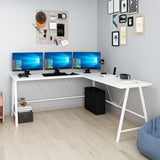 Birou Team L, Diverse culori, 180x60x76 cm - Alb | SKU: 506MNR3361 | Birou Team L, 180x60x76 cm, varianta Alb, produs pentru amenajarea locuinței, disponibil online în România la CasaMob
