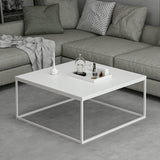 Măsuță de cafea Loni, Diverse culori, 90x90x42 cm - Alb | SKU: 506MNR3423 | Măsuță de cafea Loni, 90x90x42 cm, varianta Alb, produs pentru amenajarea locuinței, disponibil online în România la CasaMob