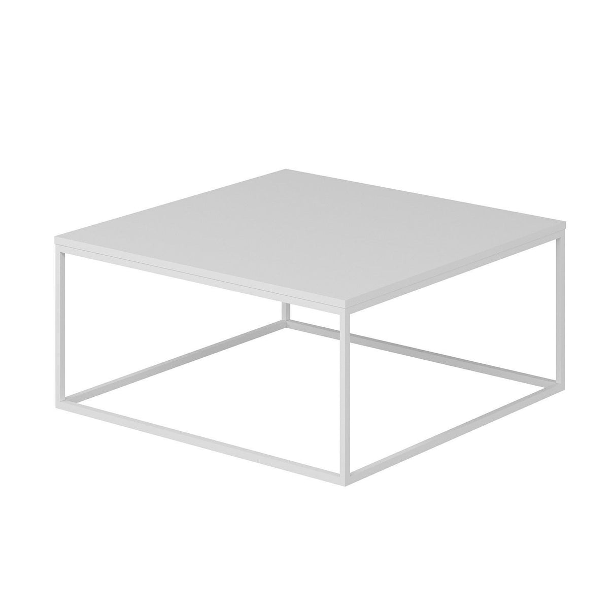 Măsuță de cafea Loni, Diverse culori, 90x90x42 cm - Alb | SKU: 506MNR3423 | Măsuță de cafea Loni, 90x90x42 cm, varianta Alb, produs pentru amenajarea locuinței, disponibil online în România la CasaMob