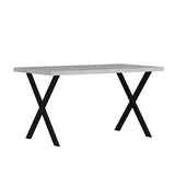 Masă dining Brayn, Diverse culori, 139x80x76 cm - Gri | SKU: 506MNR3448 | Masă dining Brayn, 139x80x76 cm, varianta Gri, produs pentru amenajarea locuinței, disponibil online în România la CasaMob