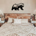 Decorațiune de perete din metal Landscape Bear Metal Wall Art - APT626, Negru, 41x71x0.12 cm, SKU 507ATP1180, imagine 1