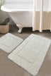 Covoraș de baie 2 bucăți Wolle - 01, Ecru, 60x100 cm, SKU 510CHL1233, imagine 1