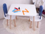 Mobilier Iepuraș Set de două scaune 30x25 - Blue White, SKU 517BMB1112