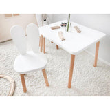 Scaun Iepure de Mobilier 30x25 - Alb, SKU 517BMB1138