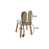 Scaun Iepure de Mobilier 30x25 - Alb, SKU 517BMB1138