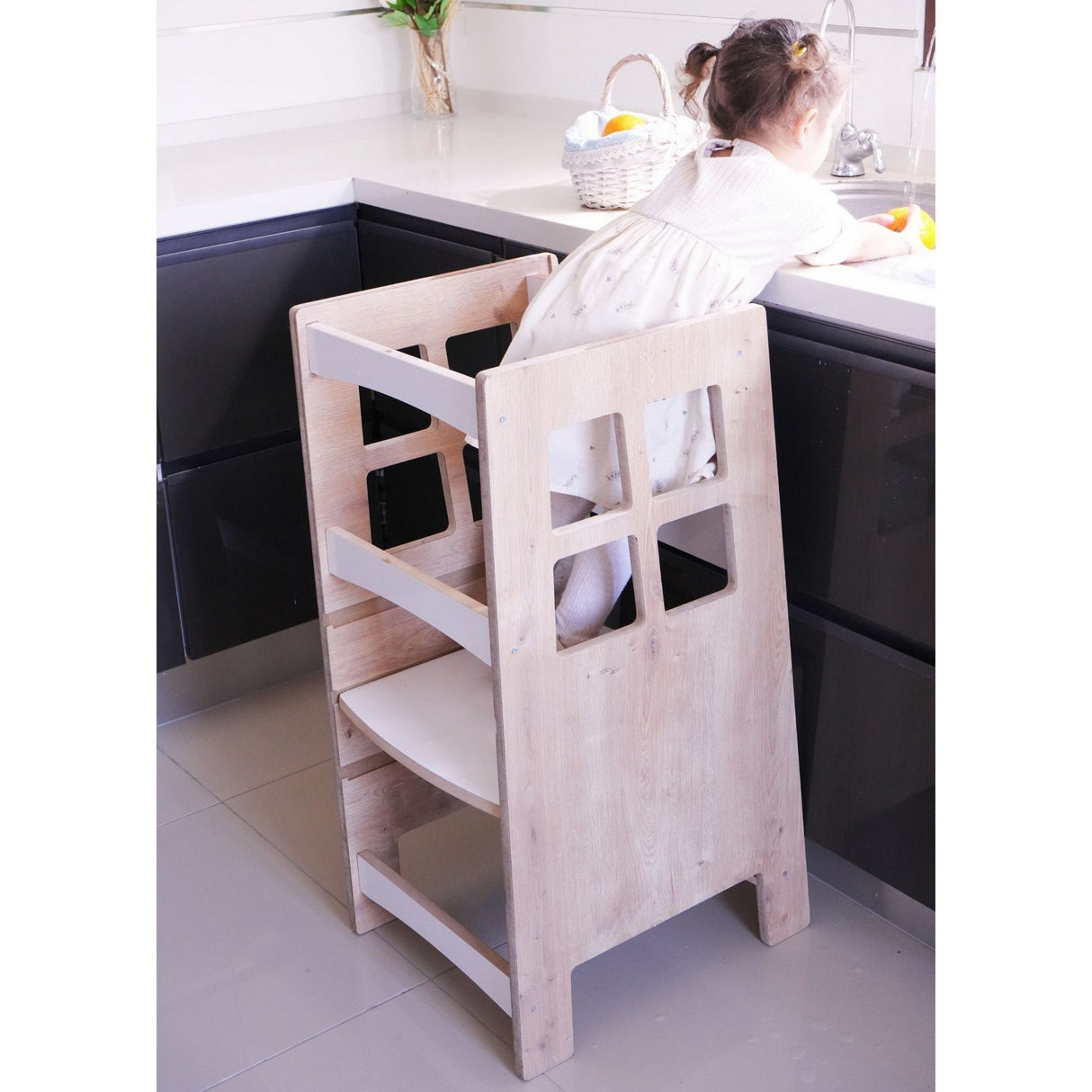 Mobilier Kule 90x41 - Brown White, SKU 517BMB1144