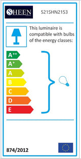 Aplică de perete Berceste - 185WHITE-A, Alb, 19x26 cm