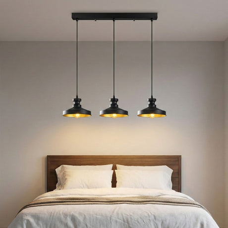 Lustră Berceste - 182BLACK-S1, Negru, Ø22x109 cm