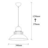 Lustra Berceste Chandelier, Negru