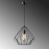 Lustră Diamond - 703-S, Negru, Ø37x129 cm