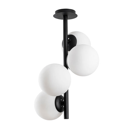 Lustră Faze-NT-139, Negru, Ø15x53 cm
