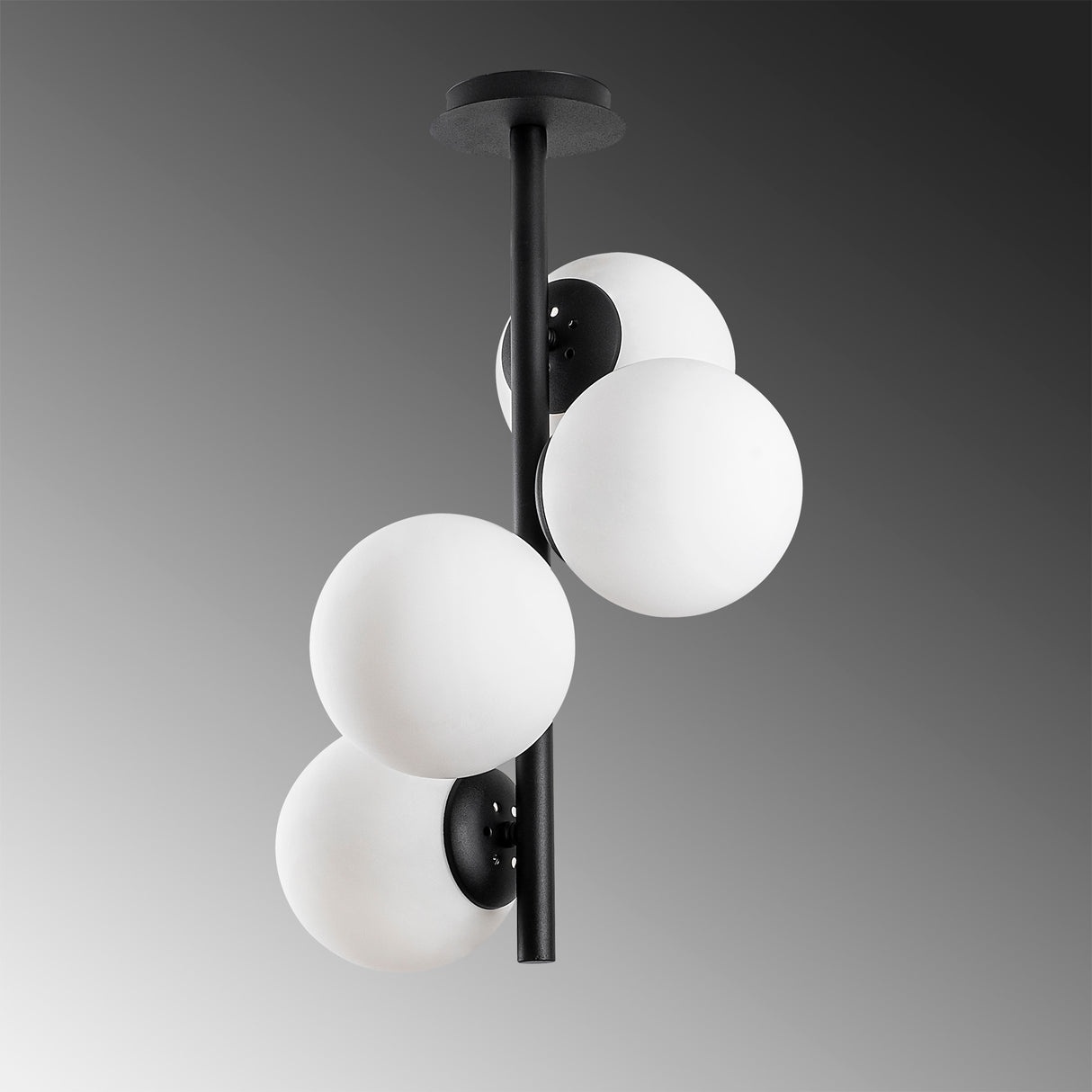 Lustră Faze-NT-139, Negru, Ø15x53 cm