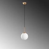 Lustră Orbıtal - 15-14002, Auriu, Ø15x40 cm