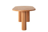 Masă dining Lugias, Beech, 180x90x75 cm