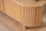 Comodă TV Lugias, Beech, 180x40x50 cm