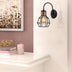 Aplică de perete Kapadokya - N-1160, Negru - Bronze, Ø17x30 cm, SKU 525NOR3180, imagine 1