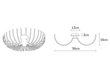 Lustra Aspendos Chandelier, Negru