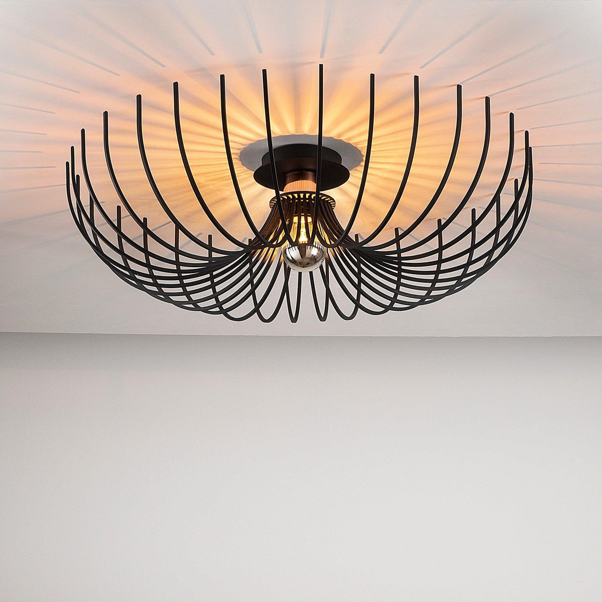 Lustra Aspendos Chandelier, Negru