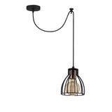 Lustră Kemah - N-1235, Negru, Ø53x108 cm