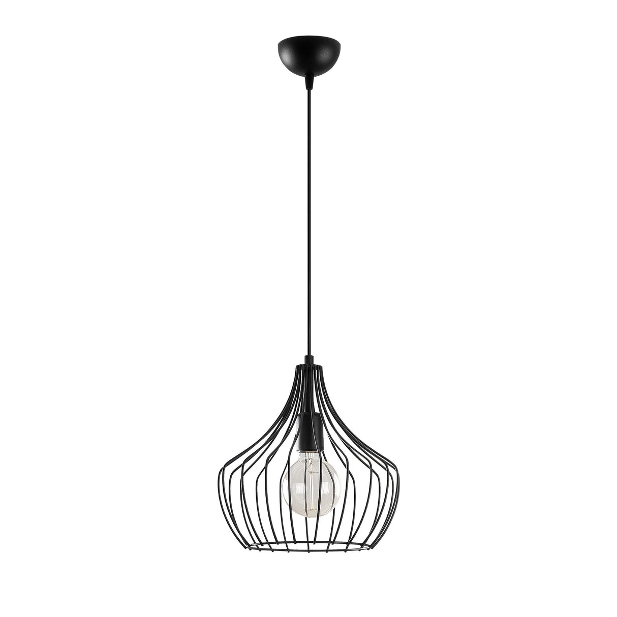 Lustră Mezopotamya - N-1277, Negru, Ø27x126 cm