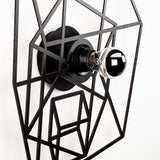Aplică de perete W-055, Negru, 38x12x43 cm