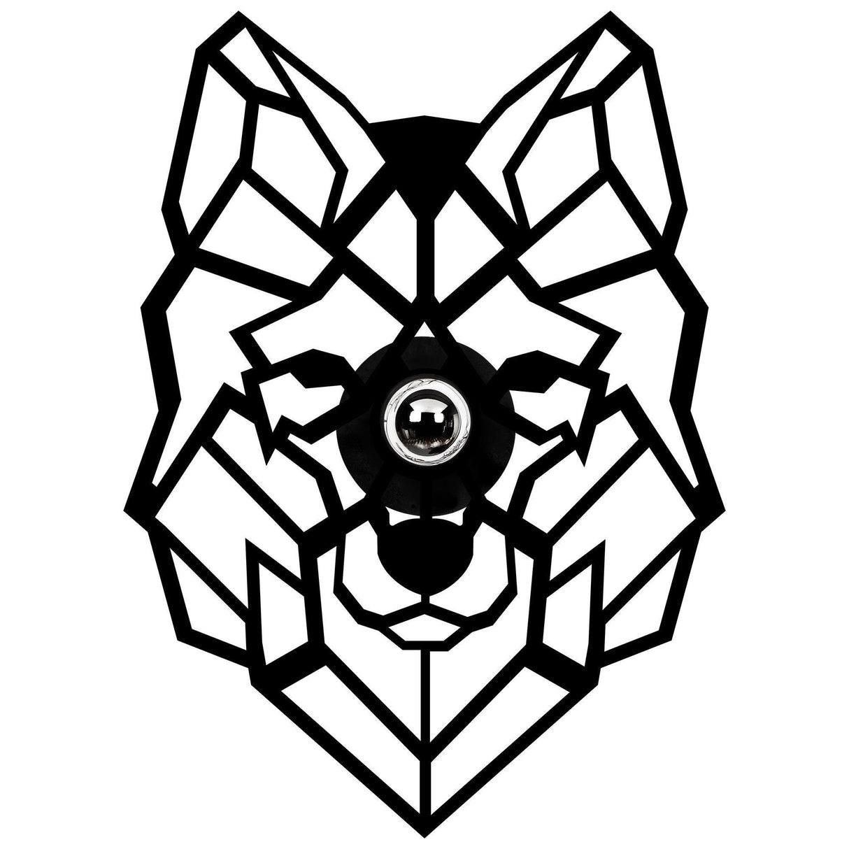Aplica De Perete Wolf, Negru