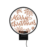 Lampă de perete XMAS21, Negru, 10x10x4 cm