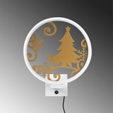 Lampă de perete XMAS27, Alb, 10x10x4 cm