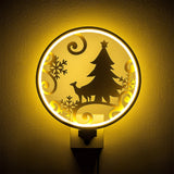 Lampă de perete XMAS27, Alb, 10x10x4 cm