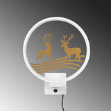 Lampă de perete XMAS30, Alb, 10x10x4 cm