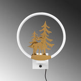 Lampă de perete XMAS32, Alb, 10x10x4 cm