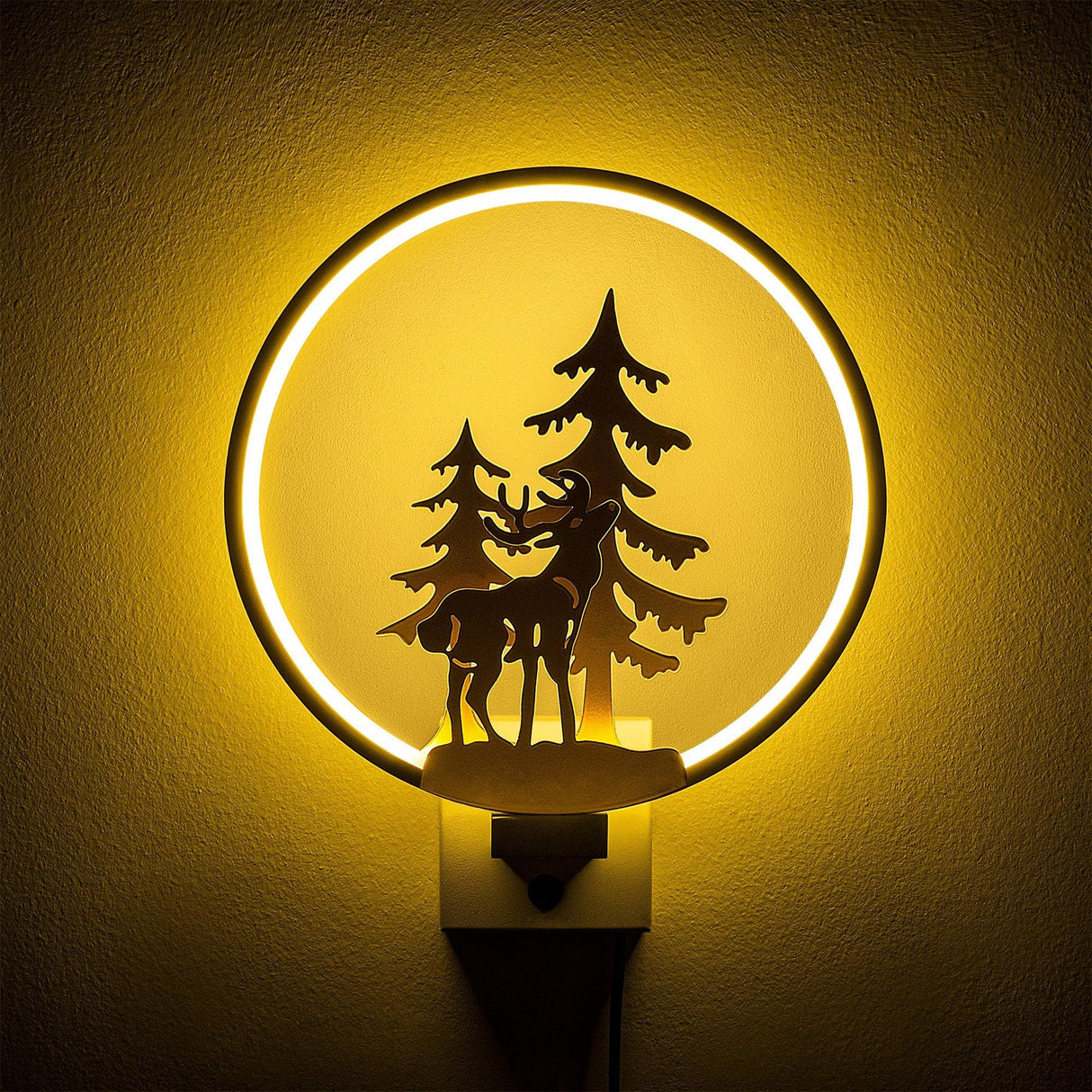 Lampă de perete XMAS32, Alb, 10x10x4 cm
