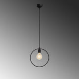 Lustră Geonni - MR-643, Negru, Ø10x123 cm