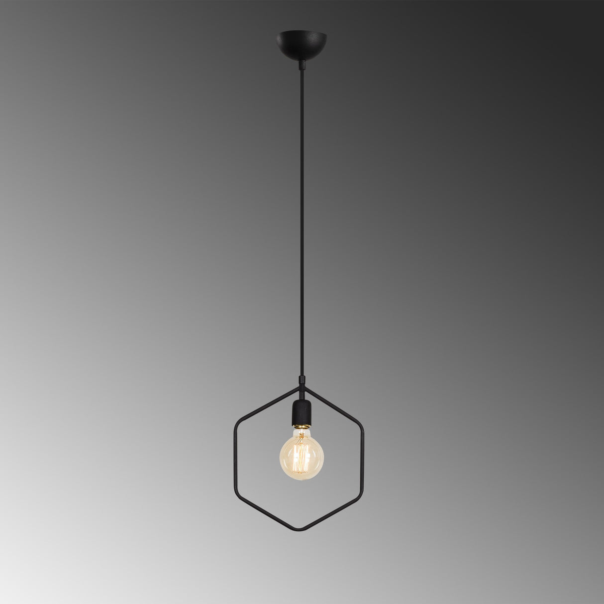 Lustră Geonni - MR-647, Negru, Ø10x123 cm
