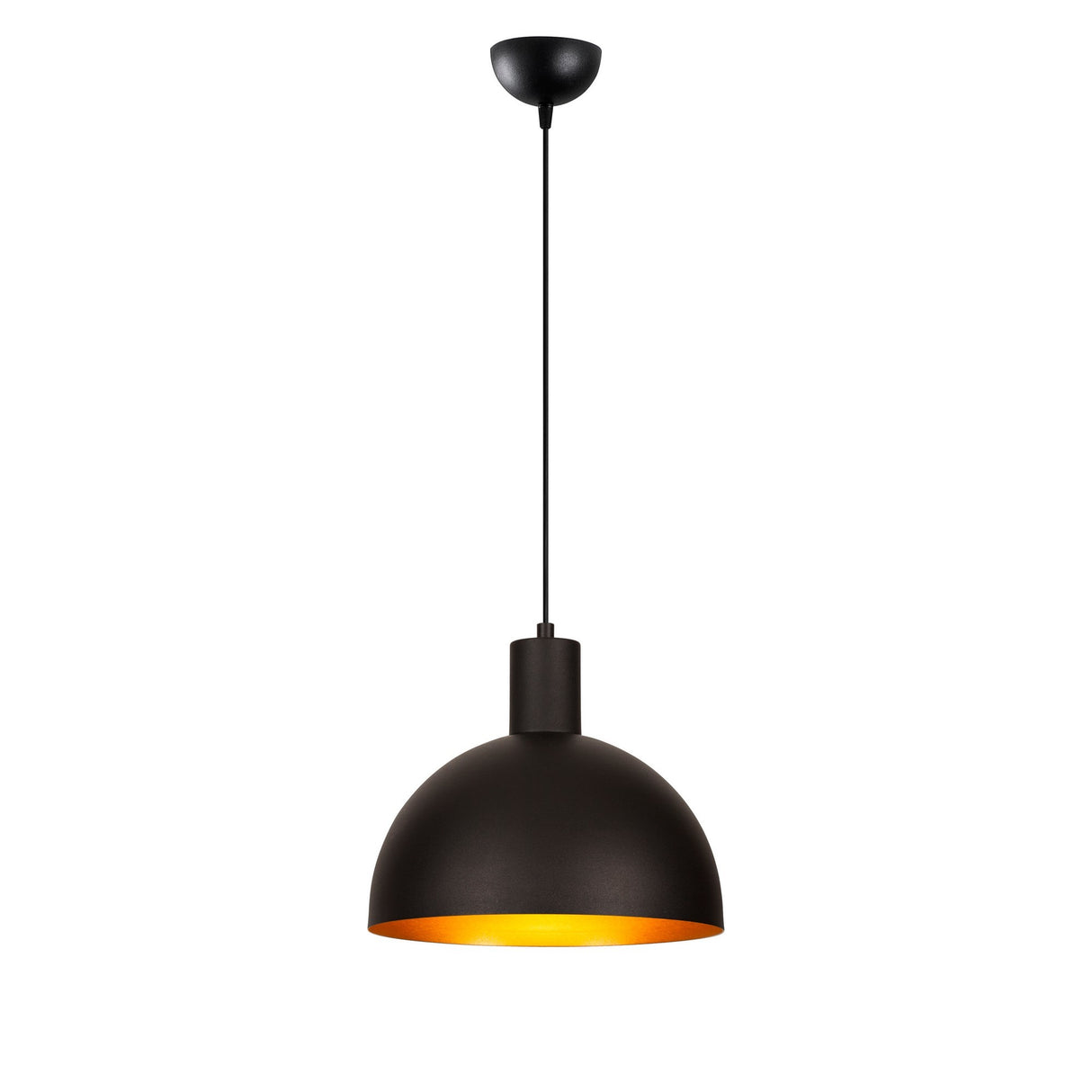 Lustră Sivani - MR-306, Negru - Auriu, Ø30x117 cm