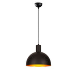 Lustră Sivani - MR-306, Negru - Auriu, Ø30x117 cm