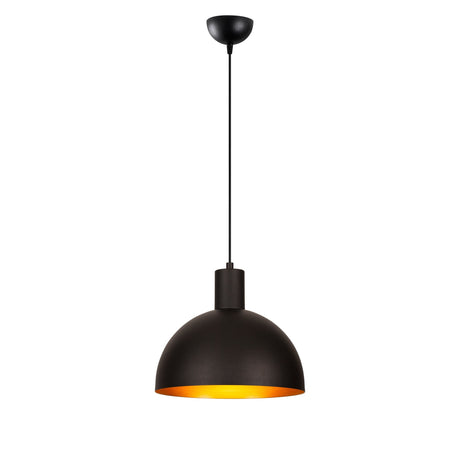 Lustră Sivani - MR-306, Negru - Auriu, Ø30x117 cm