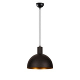 Lustră Sivani - MR-306, Negru - Auriu, Ø30x117 cm