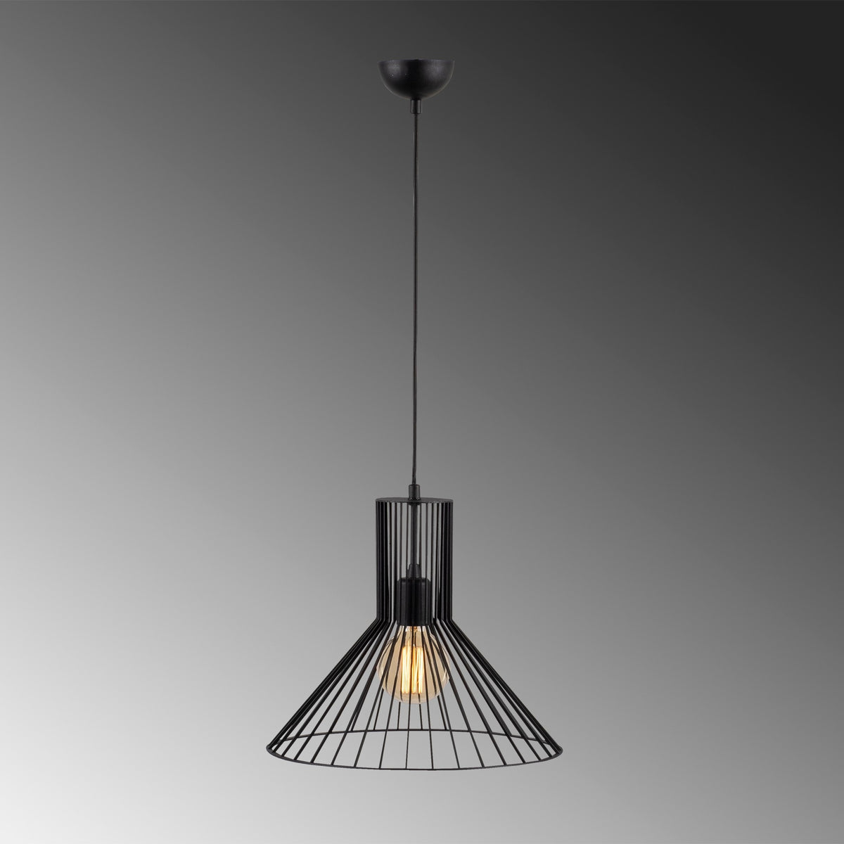 Lustră Fellini - MR - 757, Negru, Ø38x128 cm, SKU 527ABY1761, imagine 4