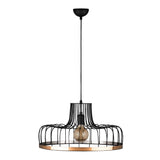 Lustra Zillie Design, Negru/Cupru