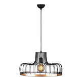 Lustra Zillie Design, Negru/Cupru