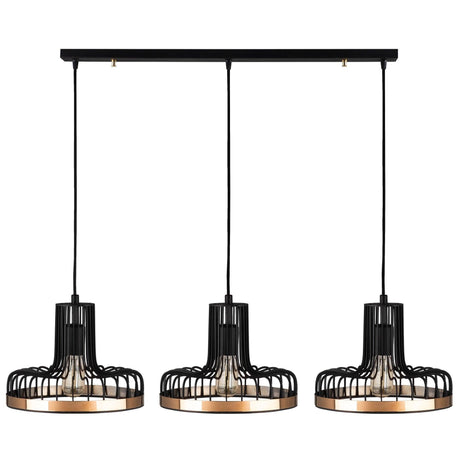 Lustra Amalara, Negru/Cupru