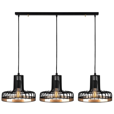Lustra Amalara, Negru/Cupru