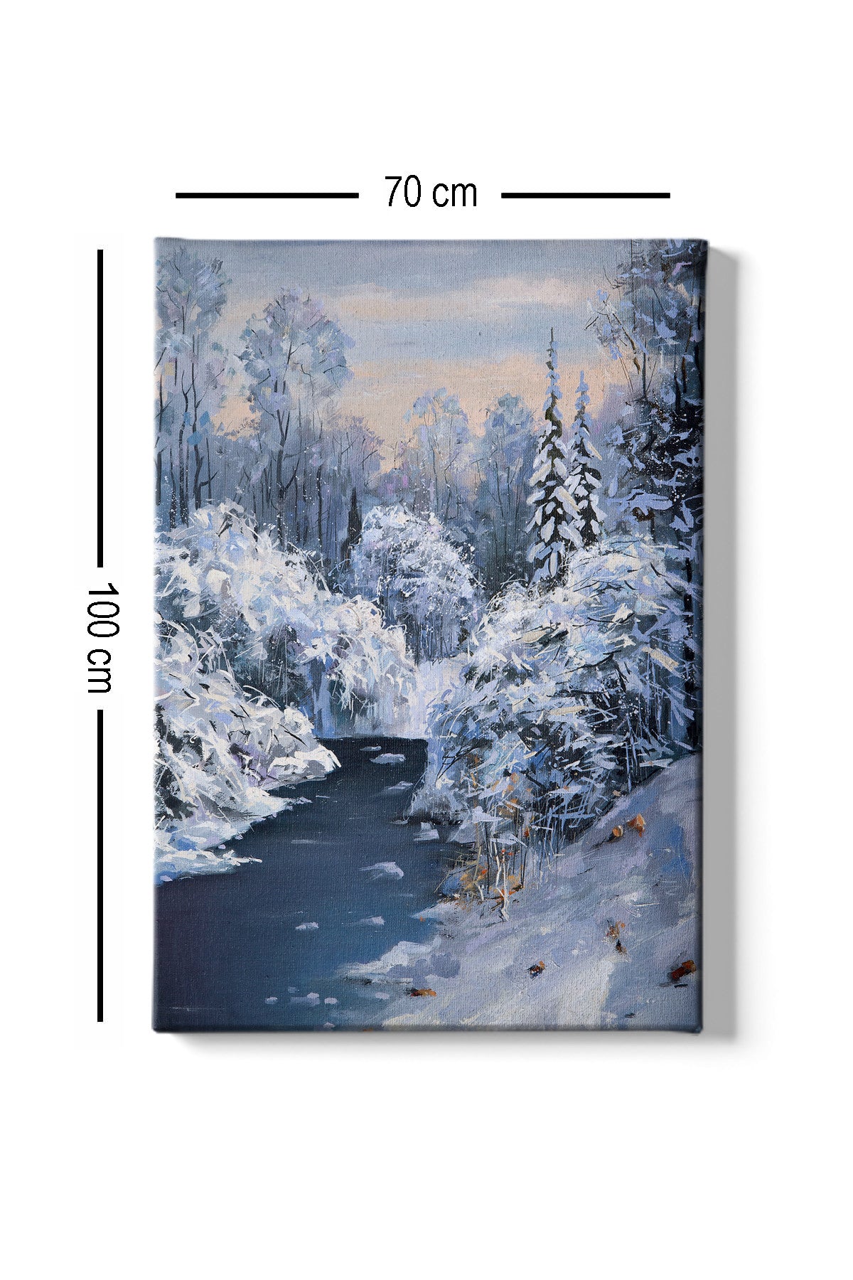 Tablou canvas Kanvas Tablo (70 x 100) - 26, Multicolor, 70x100x3 cm
