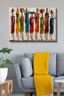 Tablou Canvas Africa, Multicolor, 100 x 70 cm, SKU 529TCR1520