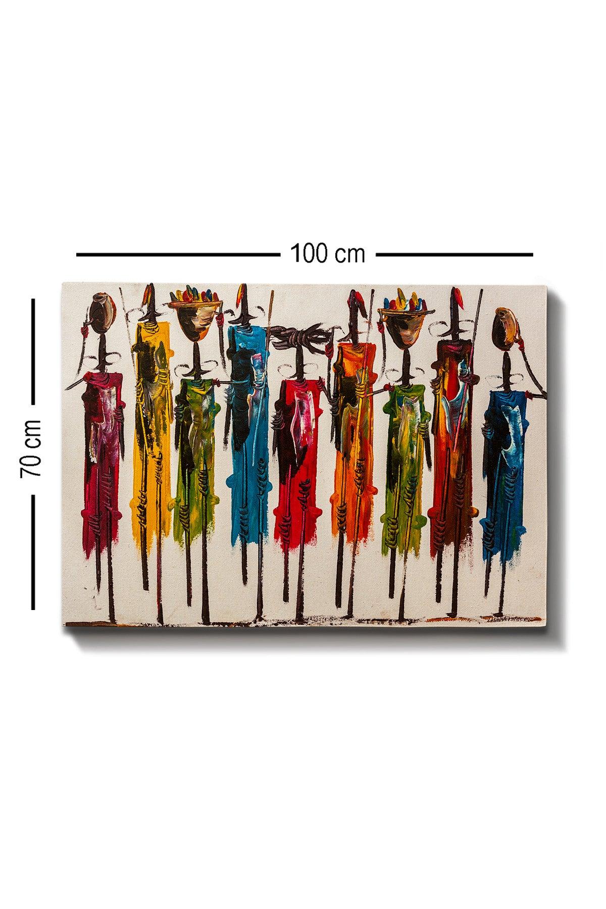 Tablou Canvas Africa, Multicolor, 100 x 70 cm