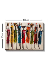 Tablou Canvas Africa, Multicolor, 100 x 70 cm