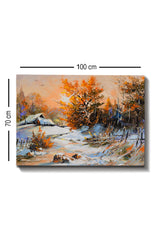Tablou canvas Kanvas Tablo (70 x 100) - 187, Multicolor, 70x100x3 cm