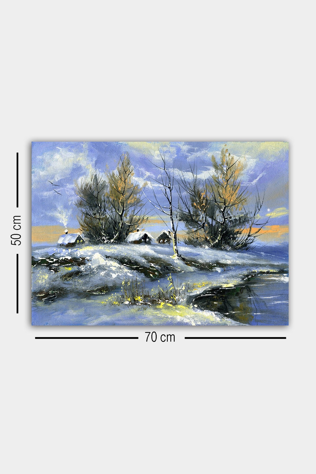 Tablou canvas 23421124-5070, Multicolor, 50x70x3 cm