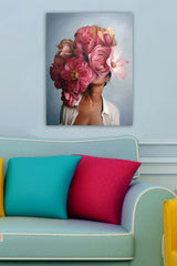 Tablou Canvas Lady, Multicolor, 70 x 50 cm